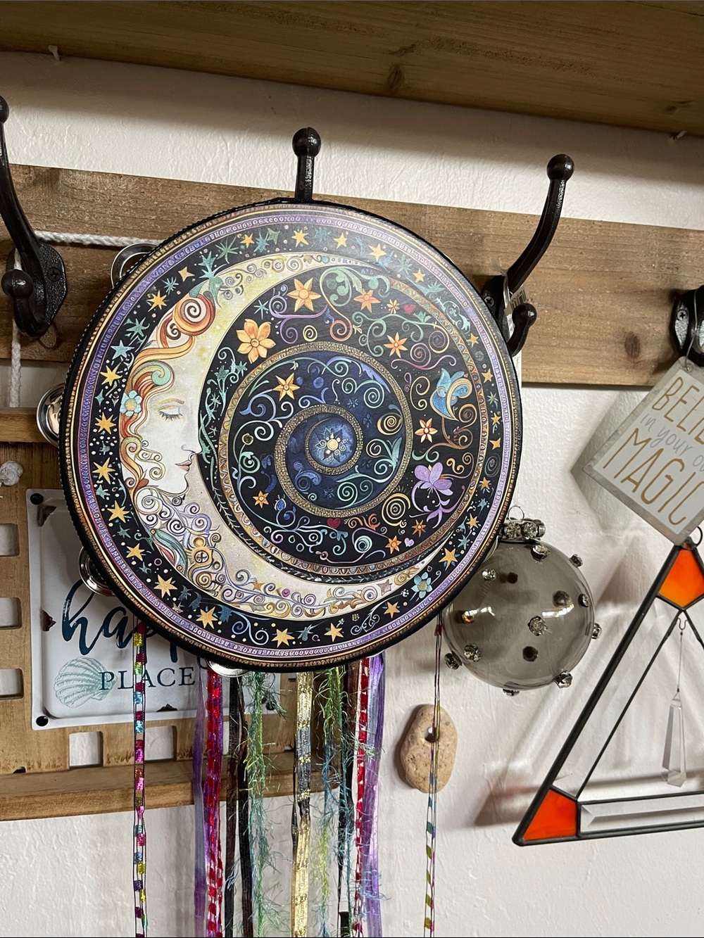 Oops Mystical Moon Tambourine - Picture 4 of 6